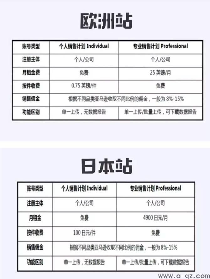 亚马逊跨境电商开店费用详解(图2)